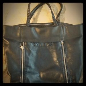 allsaints fleur de lis east west tote